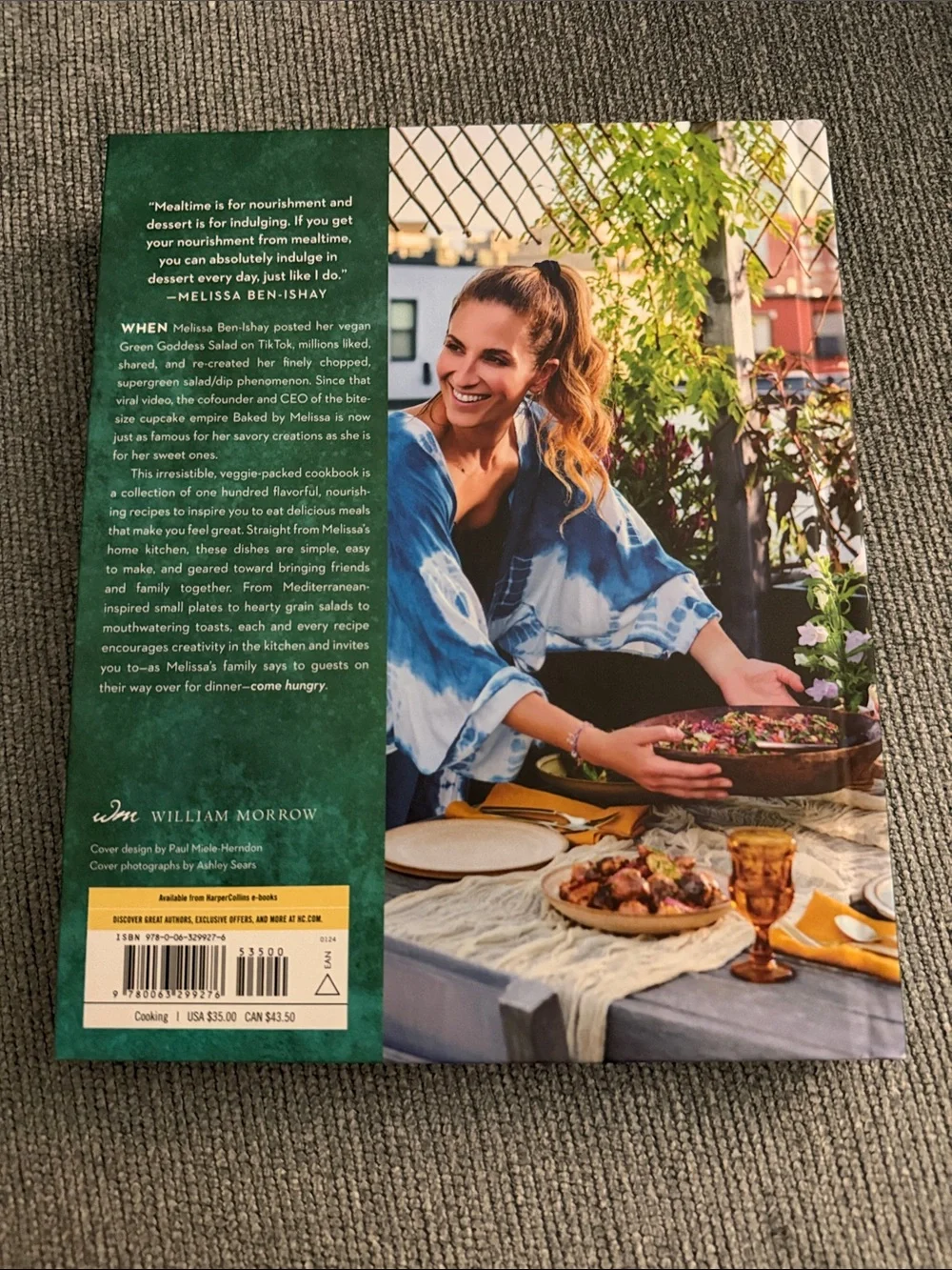 Come Hungry: Salads, Meals, and Sweets Book Melissa Ben-Ishay Baked by Cookbook